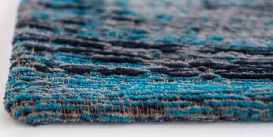 tapijt Louis De Poortere LX8255 Fading World Medaillon Grey Turquoise side