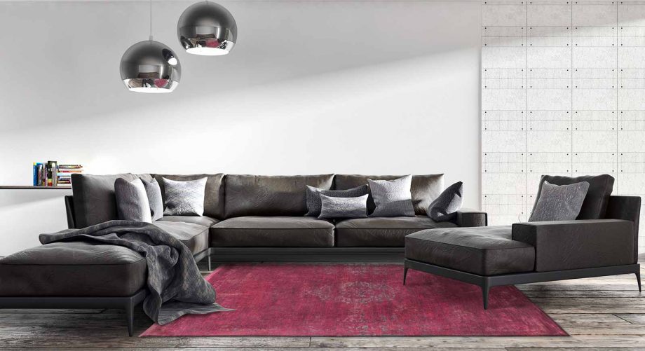tapijt Louis De Poortere LX8260 Fading World Medaillon Scarlet interior