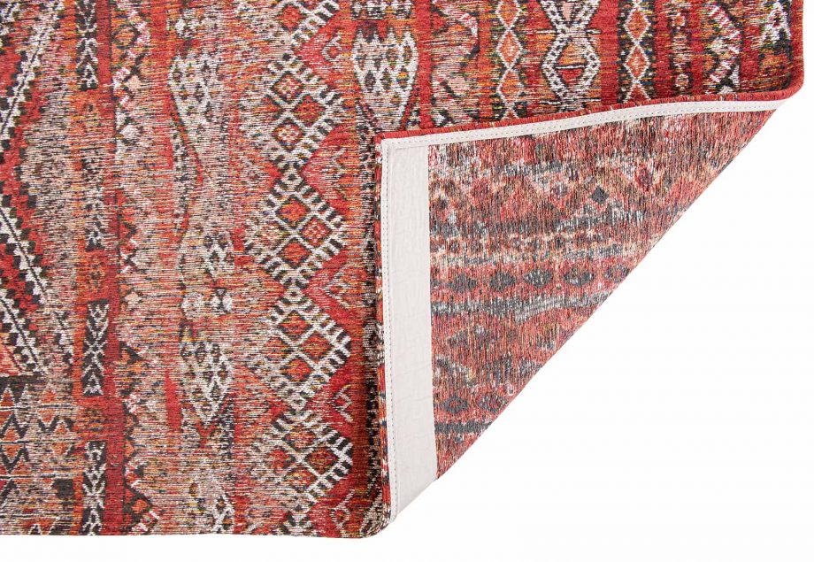Louis De Poortere tapijt LX 9115 Antiquarian Kilim Fez Red back