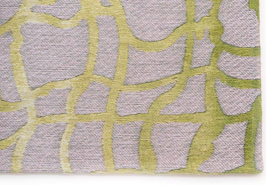 Louis De Poortere tapijt LX 9204 Mad Men Dedalo Republic Green corner