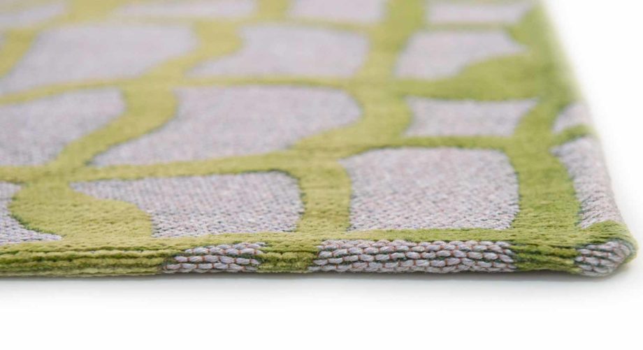 Louis De Poortere tapijt LX 9204 Mad Men Dedalo Republic Green side