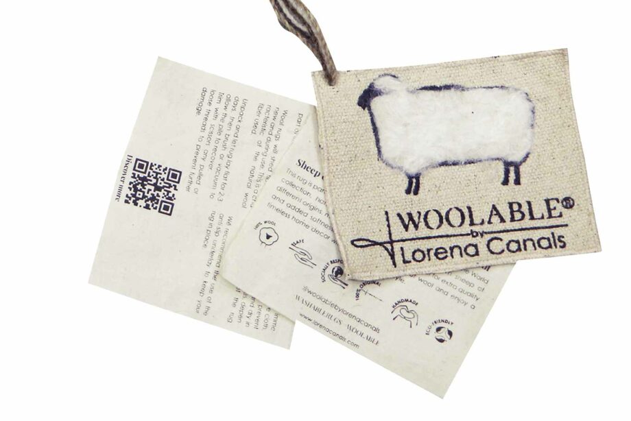 Lorena Canals Woolable tapijt Arctic Circle Sheep White Round WO ARCTIC WH LB 1 1