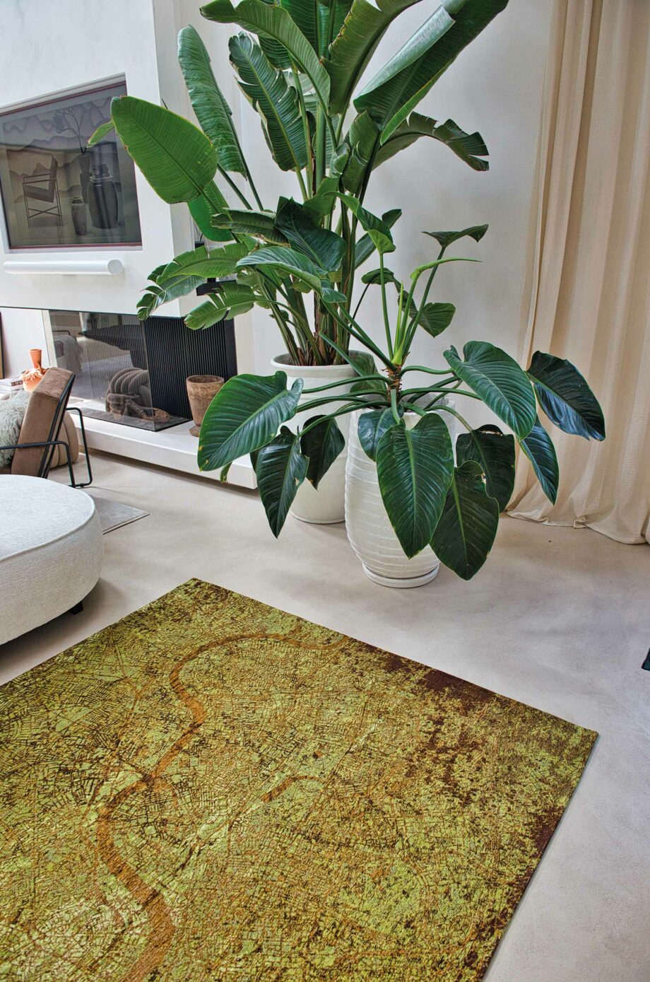 Louis De Poortere tapijt Cities London 9320 Green Meadows interior 2