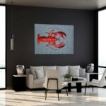 Louis De Poortere tapijt Pop 9389 Steam Red interior 1