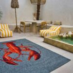 Louis De Poortere tapijt Pop 9389 Steam Red interior 2