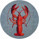 Louis De Poortere Pop 9389 Steam Red round