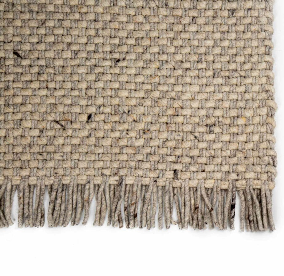 Brinker Carpets tapijt Burano Light Grey top corner