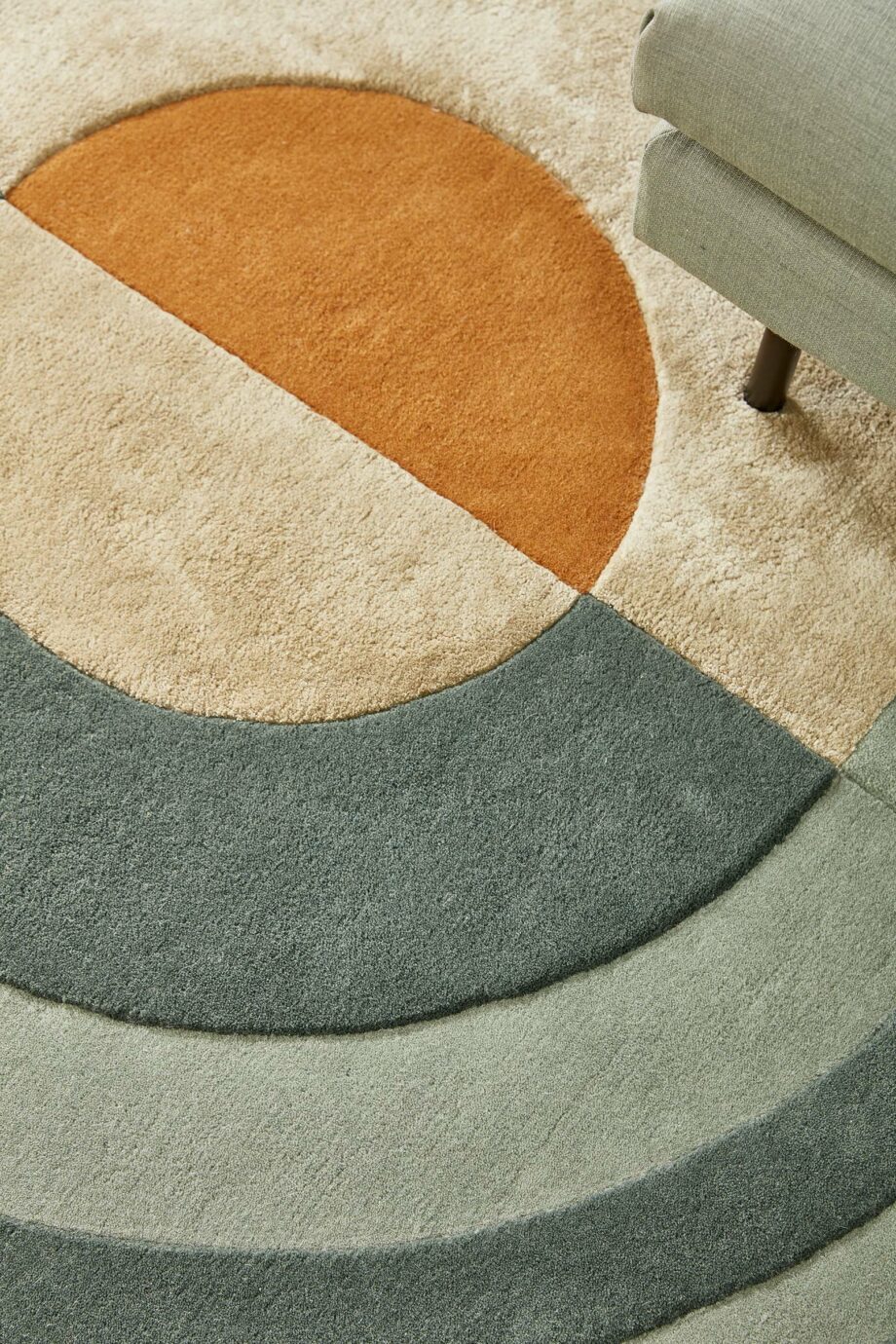 Brinker Carpets tapijt Fano Girare Green interior 4
