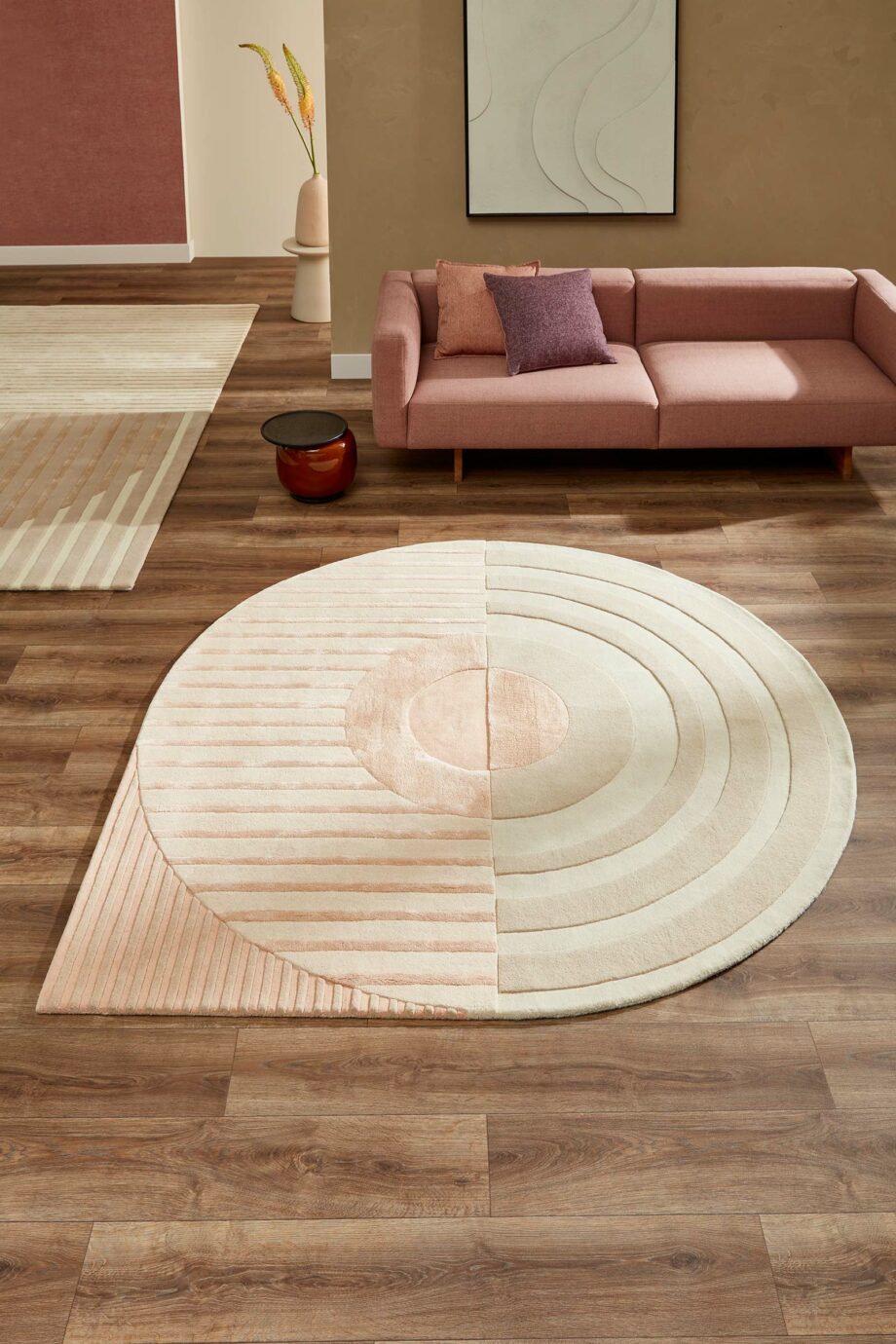 Brinker Carpets tapijt Fano Girare White Beige interior 2