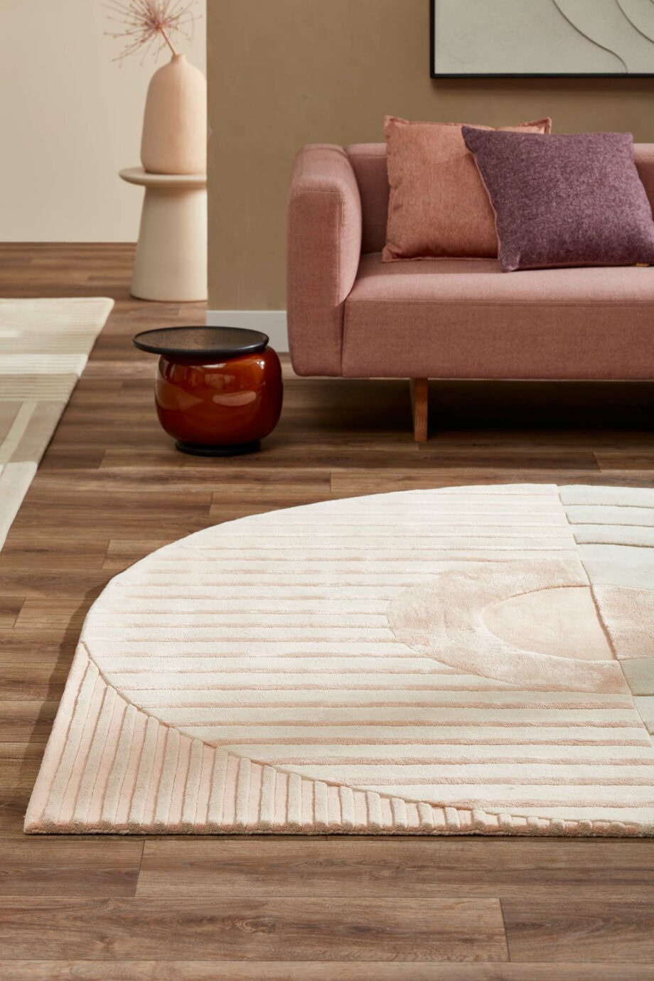 Brinker Carpets tapijt Fano Girare White Beige interior 3