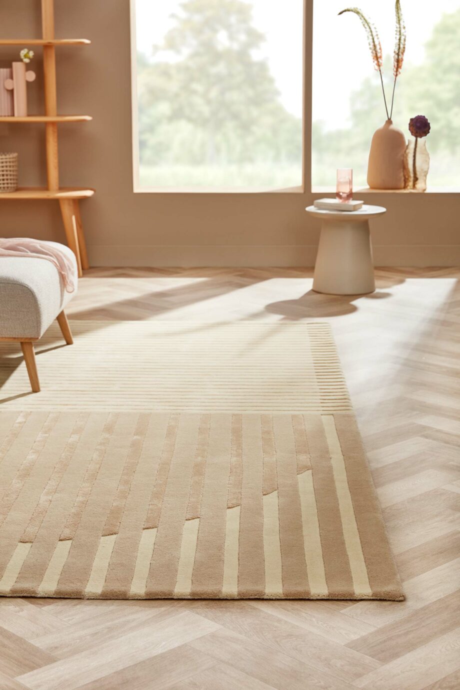 Brinker Carpets tapijt Fano White Beige interior 3