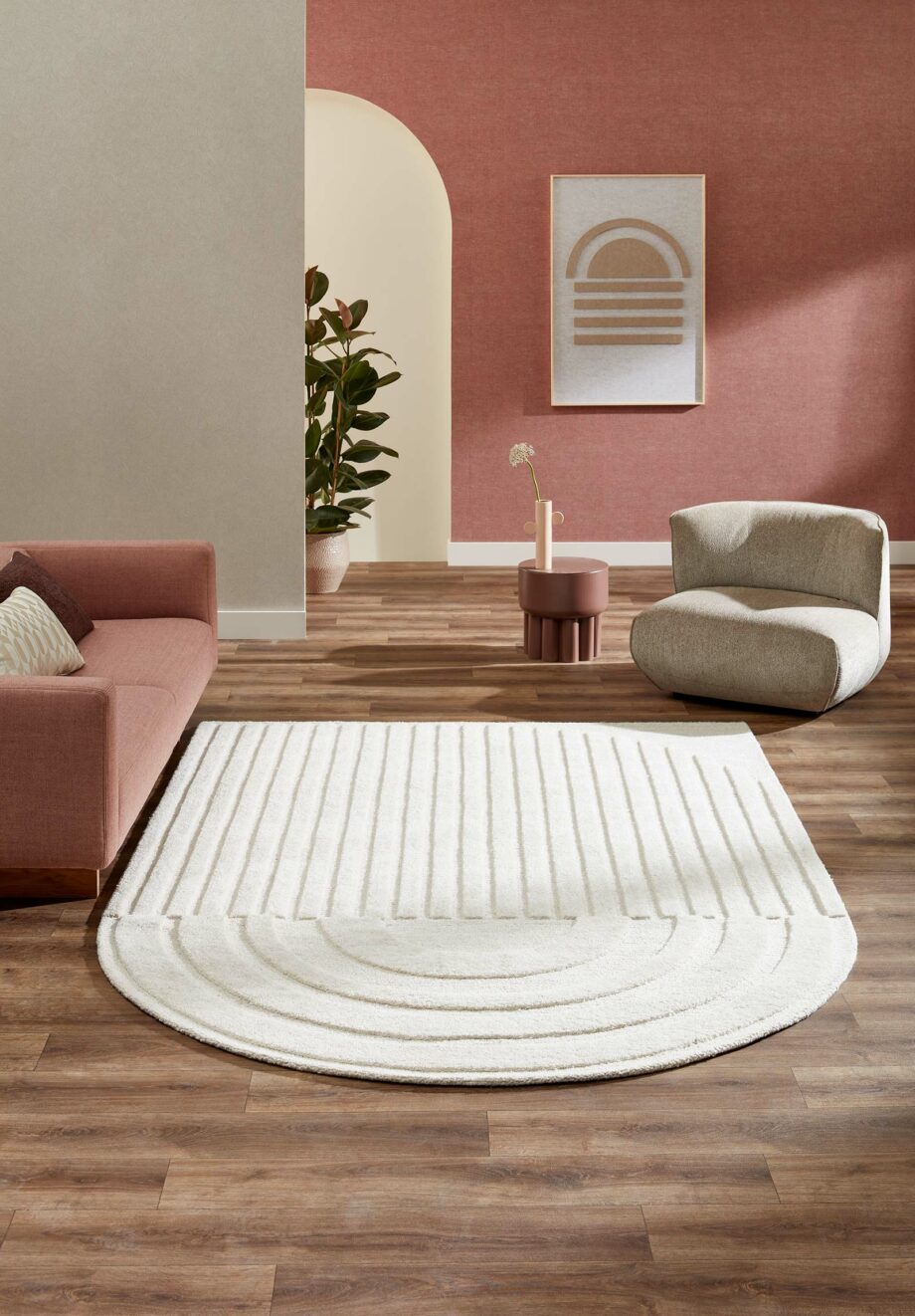 Brinker Carpets tapijt Monza Light Grey interior 1