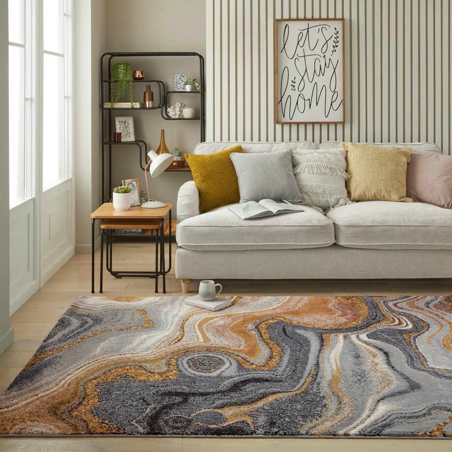 Concept Looms tapijt Amara AMA107 BLUE BRONZE 220x160 0639059104270 5