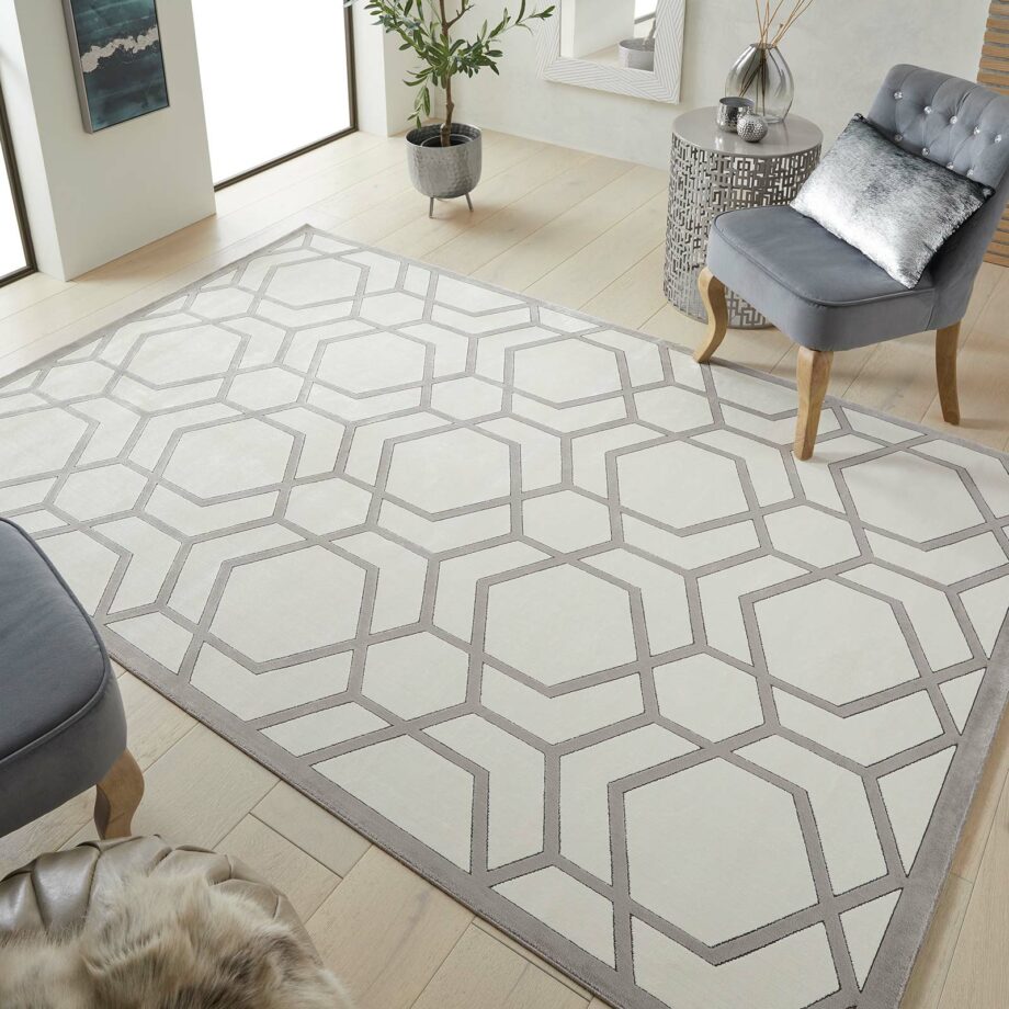 Concept Looms tapijt Lugano LUG04 IVLTGRY 230X160 0639059103334 7