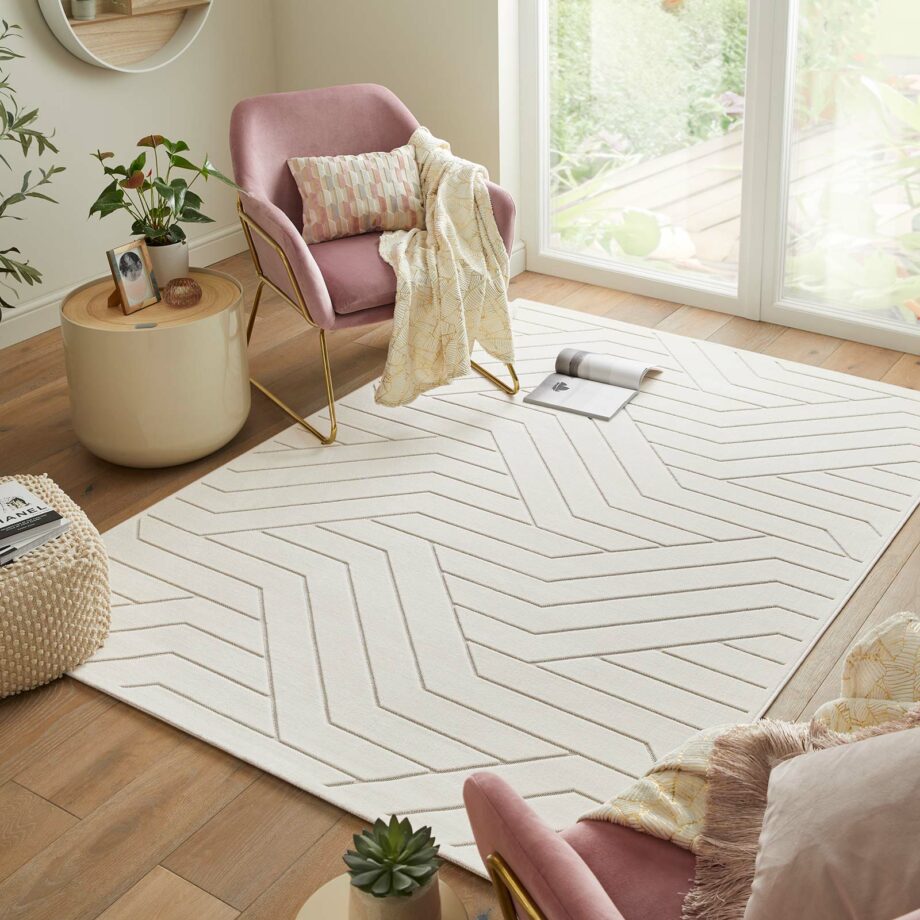 Concept Looms tapijt Maze MAZ101 IVORY 220X160 5430446528151 5