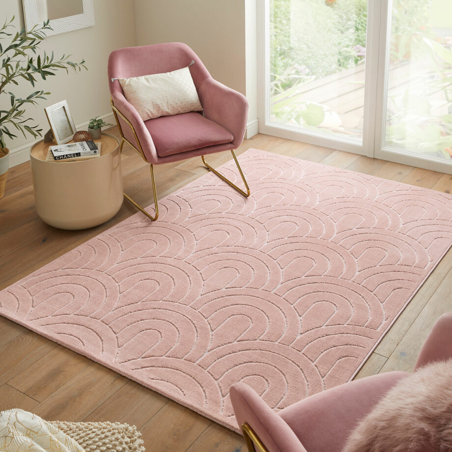 Concept Looms tapijt Maze MAZ103 DUSTY PINK 220X160 5430446528236 5
