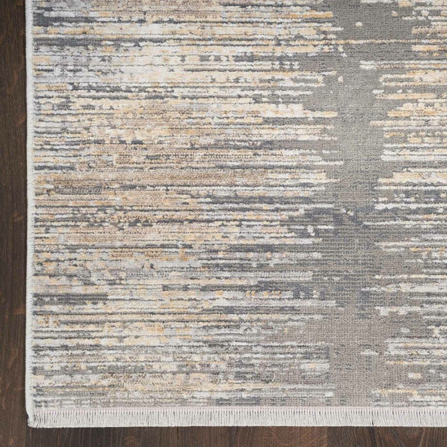 Nourison tapijt Abstract Hues ABH03 GRYGD GREY GOLD 5X8 099446906410 CR