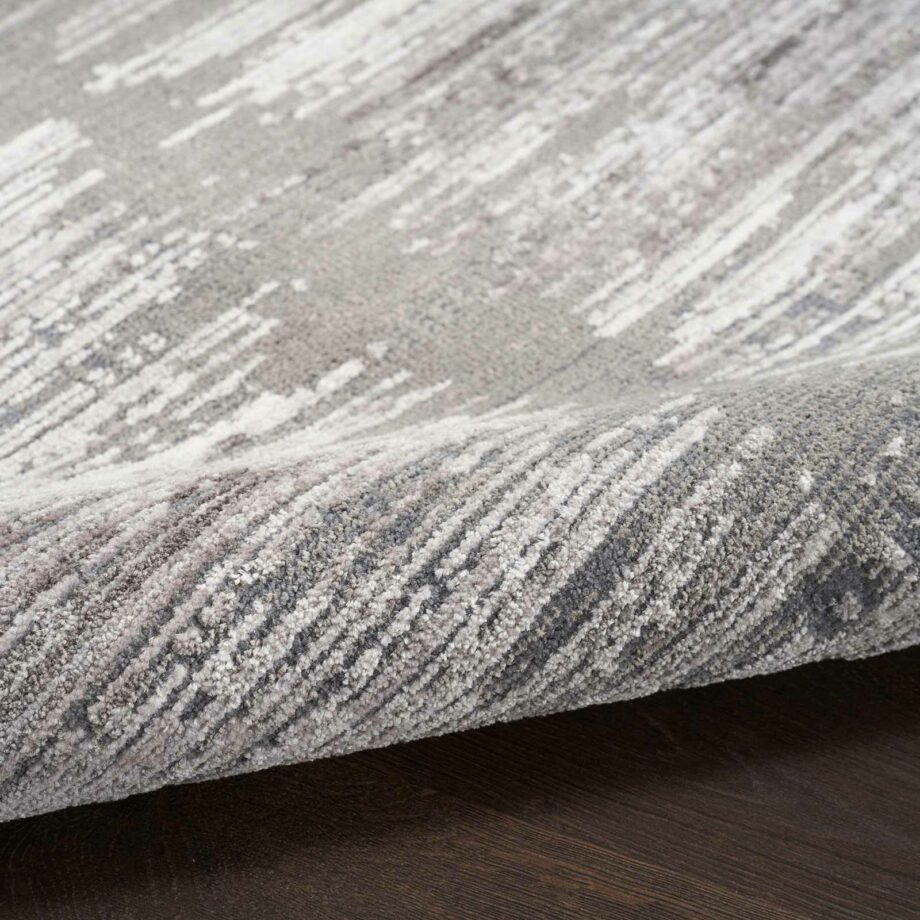 Nourison tapijt Abstract Hues ABH03 GRYWT GREY WHITE 5X8 099446906489 TX01