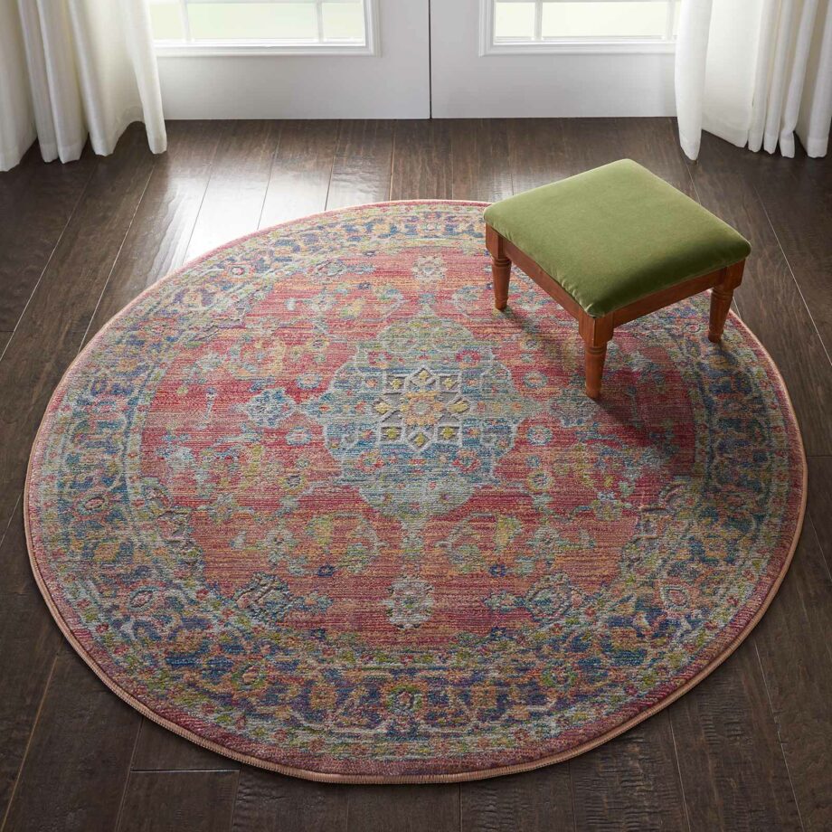Nourison tapijt Ankara Global ANR01 MULTI 4xRND 099446456311 interior 1 C