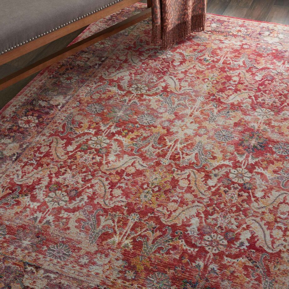 Nourison tapijt Ankara Global ANR02 RED 5X7 099446456472 interior 2 C