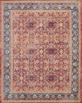 Nourison tapijt Ankara Global ANR02 RED 9x12 099446456502 flat