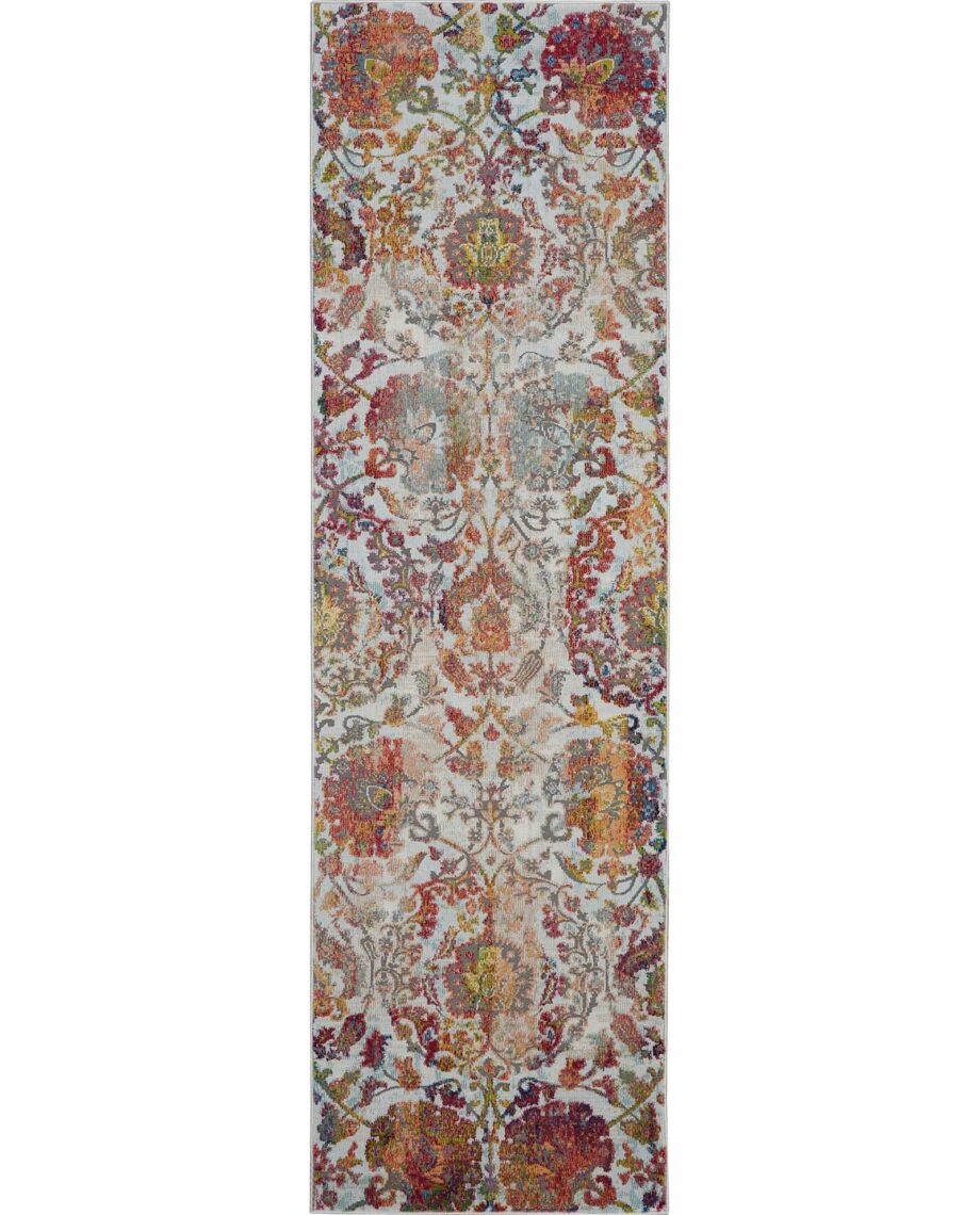 Nourison tapijt Ankara Global ANR06 IVORG 2x6 099446457189 flat copy
