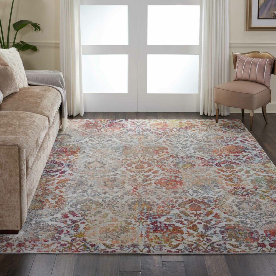 Nourison tapijt Ankara Global ANR06 IVORG 9x12 099446457288 interior 1