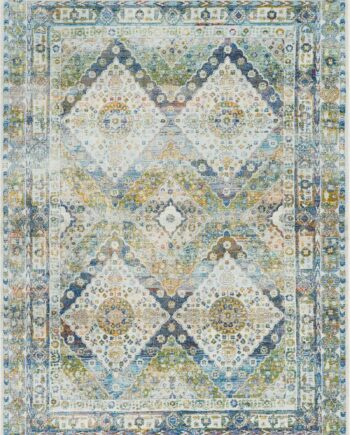 Nourison tapijt Ankara Global ANR07 BLGRE 5x8 099446457363 main