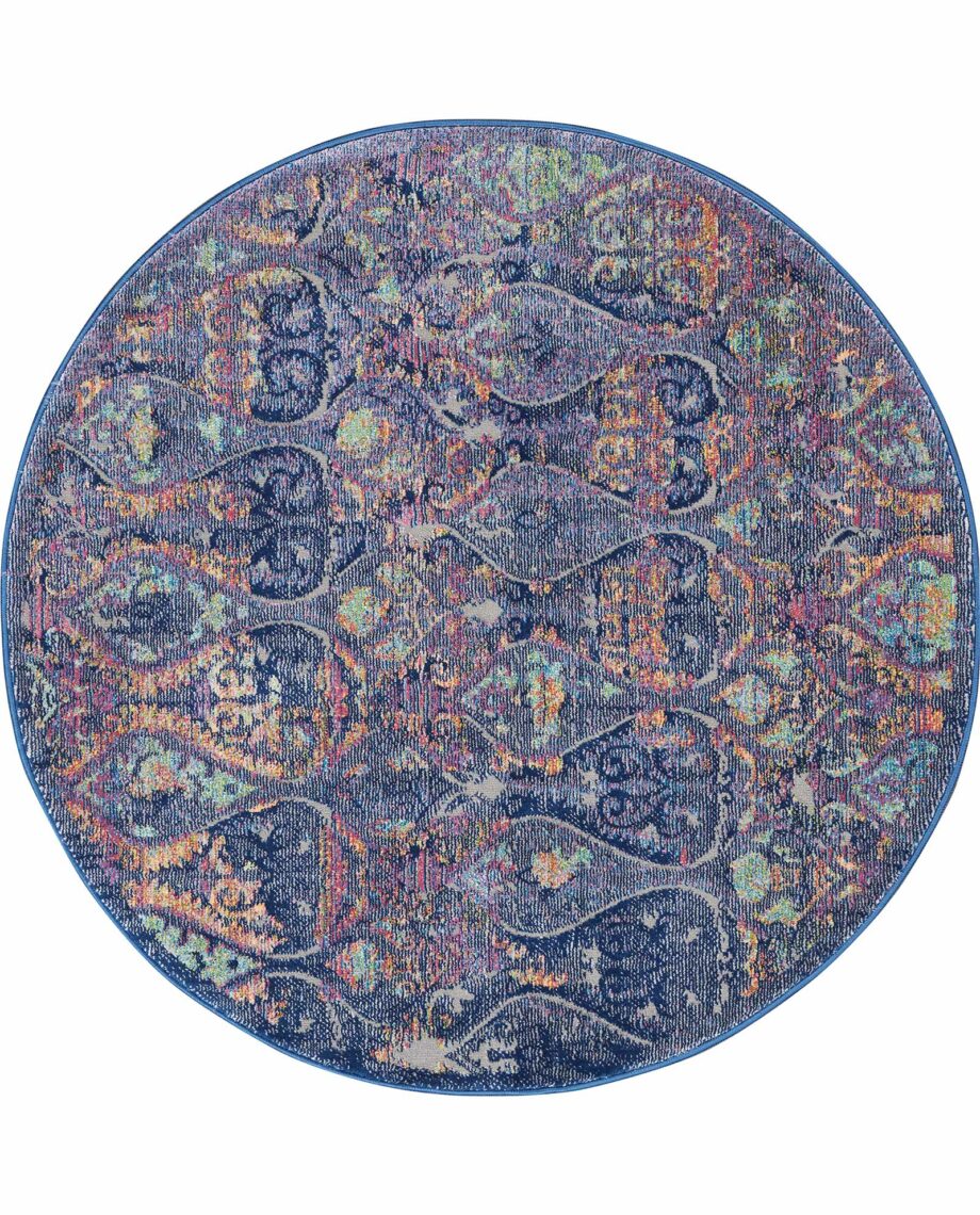 Nourison tapijt Ankara Global ANR08 NVMTC 4xRND 099446457455 flat C