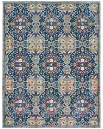 Nourison tapijt Ankara Global ANR16 NVMTC NAVY MULTICOLOR 8x10 099446855749