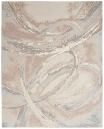 Nourison tapijt Brush Strokes BSK01 BGEGY BEIGE GREY 8x10 099446898951