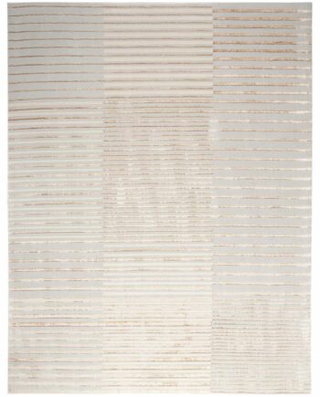 Nourison tapijt Brush Strokes BSK04 BGESV BEIGE SILVER 8x10 099446899156