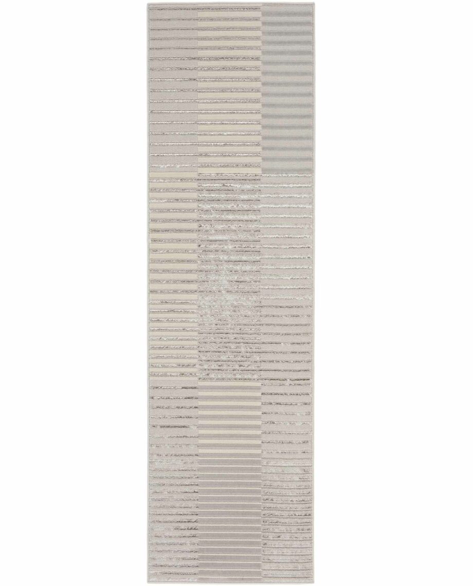 Nourison tapijt Brush Strokes BSK04 SILGY SILVER GREY 2x8 099446899088