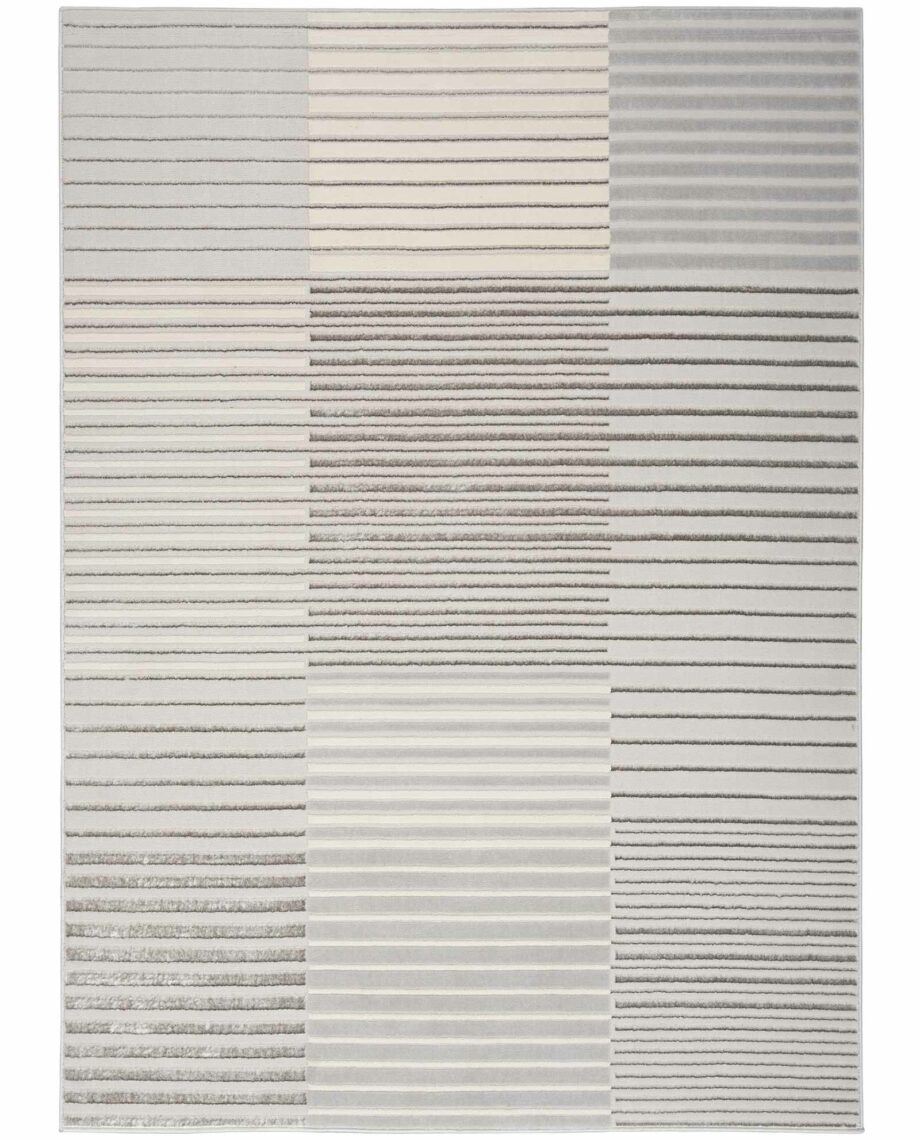 Nourison tapijt Brush Strokes BSK04 SILGY SILVER GREY 5x7 099446899095