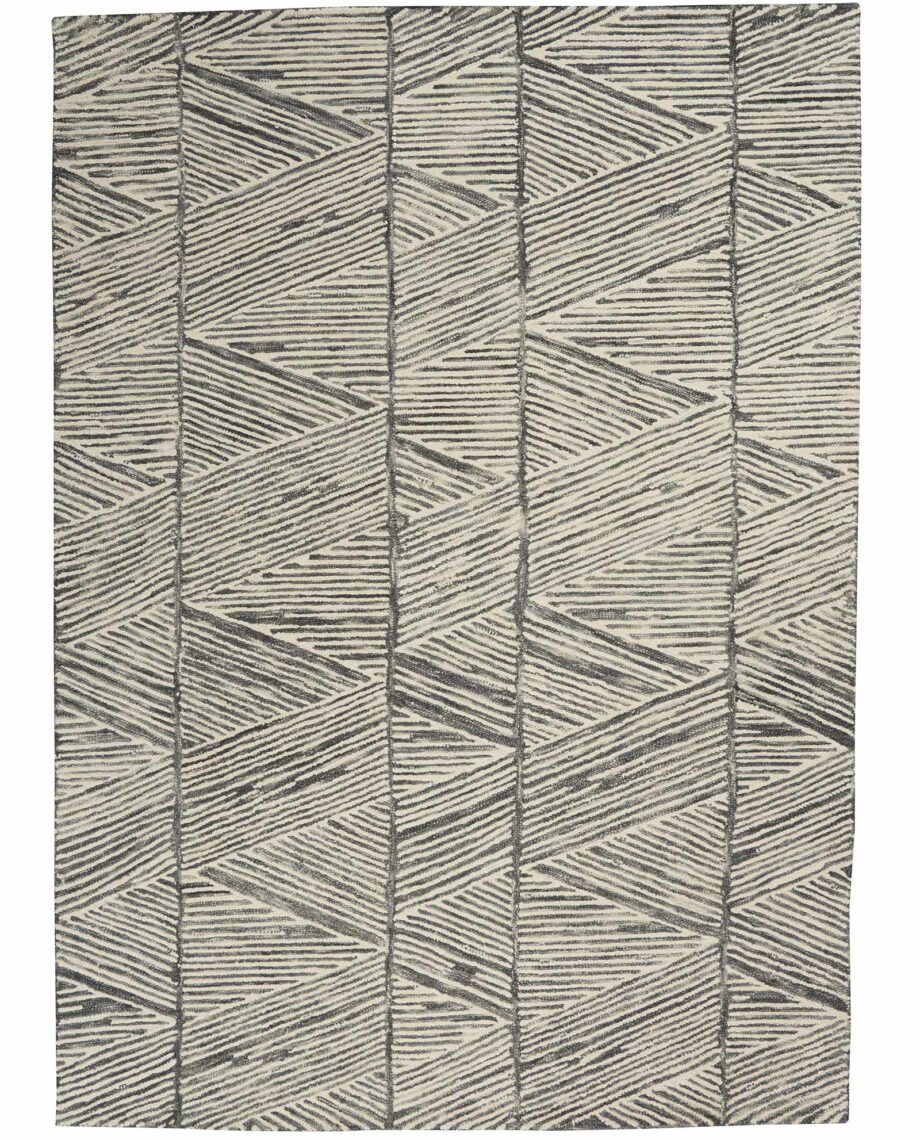 Nourison tapijt Colorado CLR01 GRYWT GREY WHITE 5x7 099446790279