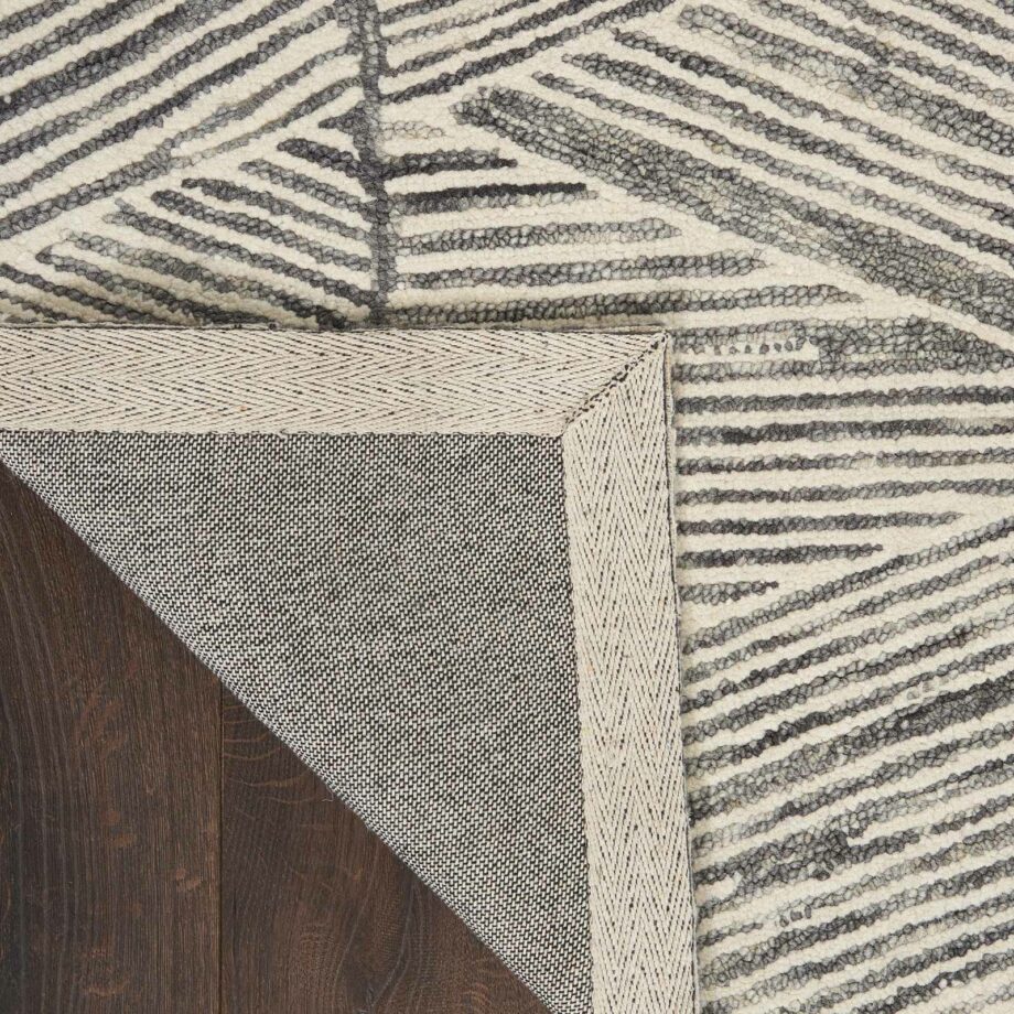 Nourison tapijt Colorado CLR01 GRYWT GREY WHITE 5x7 099446790279 CRB