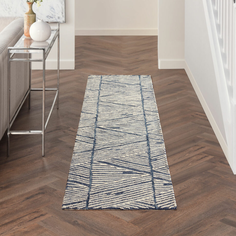 Nourison tapijt Colorado CLR01 WHTBL WHITE BLUE 2x8 099446786234 interior 1
