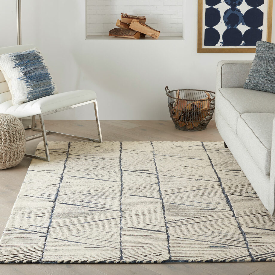 Nourison tapijt Colorado CLR01 WHTBL WHITE BLUE 5x7 099446786258 interior 1