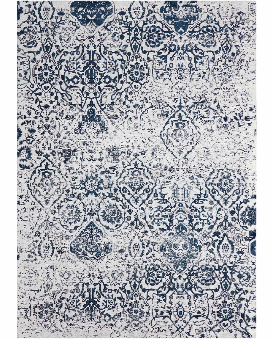 Nourison tapijt Damask DAS06 IVNAV IVORY NAVY 5x7 099446349859 C