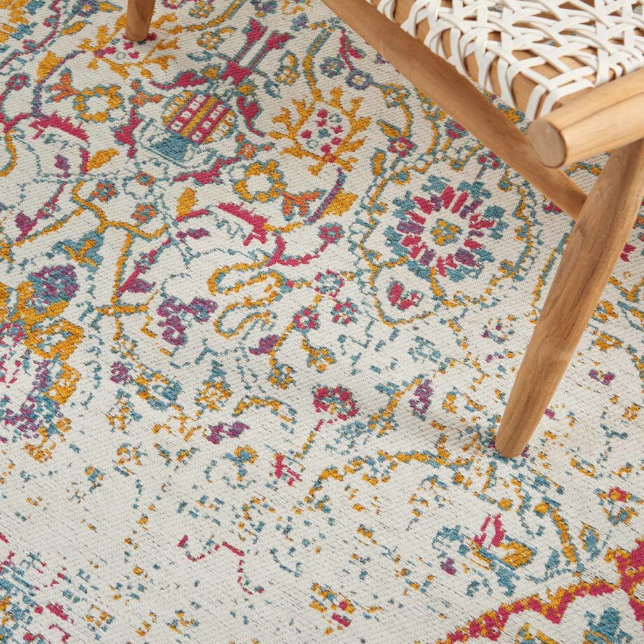 Nourison tapijt Damask DAS06 MULTI MULTICOLOR 5X7 99446836830 interior 2