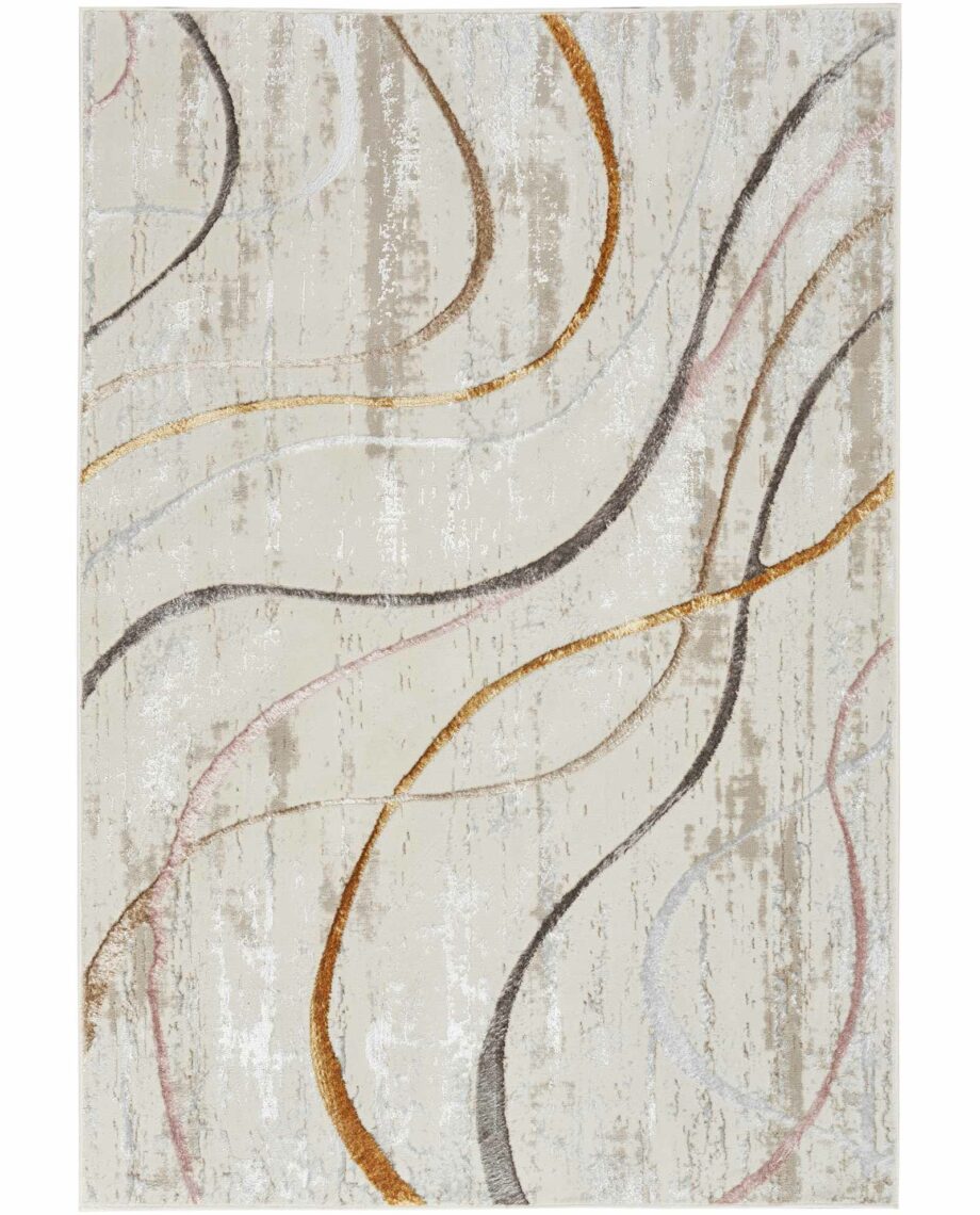 Nourison tapijt Glitz GLZ01 IVMTC IVORY MULTICOLOR 5X7 099446133175