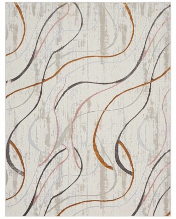 Nourison tapijt Glitz GLZ01 IVMTC IVORY MULTICOLOR 8x10 099446133649