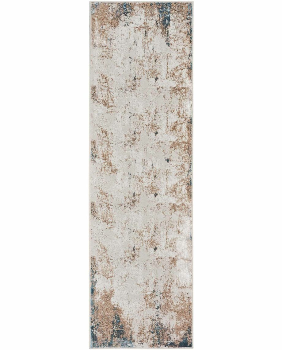 Nourison tapijt Glitz GLZ06 TAUMT TAUPE MULTICOLOR 2x8 099446134455