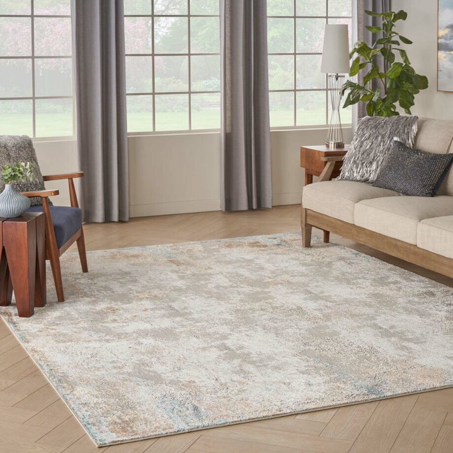 Nourison tapijt Glitz GLZ06 TAUMT TAUPE MULTICOLOR 8x10 099446134561 interior 1