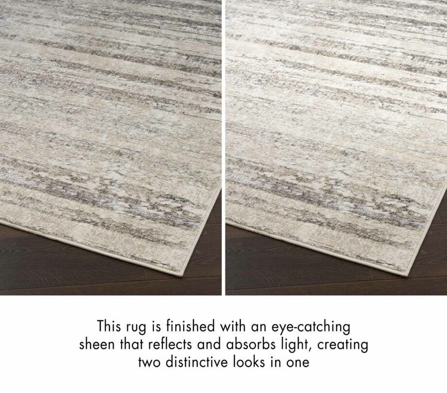 Nourison tapijt Glitz GLZ10 CRMGY CREAM GREY 5x7 099446904058 LIGHT DARK TX03