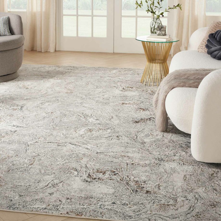 Nourison tapijt Glitz GLZ20 GRYMT GREY MULTICOLOR 8x10 099446951106 interior 1
