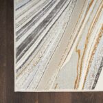 Nourison tapijt Glitz GLZ21 GRYGD GREY GOLD 5x7 099446951151 CR