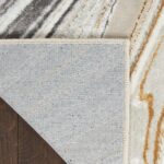 Nourison tapijt Glitz GLZ21 GRYGD GREY GOLD 5x7 099446951151 CRB