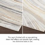 Nourison tapijt Glitz GLZ21 GRYGD GREY GOLD 5x7 099446951151 TX03