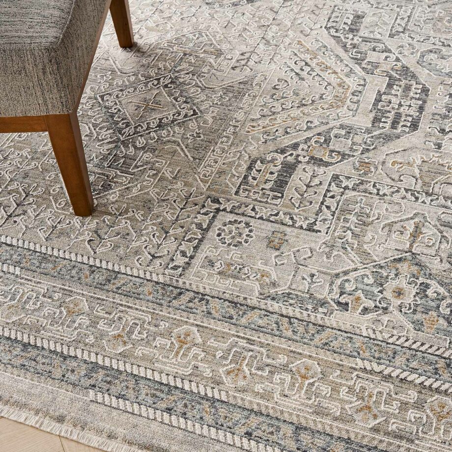 Nourison tapijt Lynx LNX01 IVGBL IVORY GREY BLUE 12x16 099446082237 interior 2